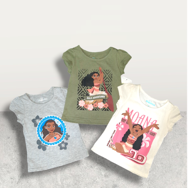 SET DE CAMISETAS DE NIÑA